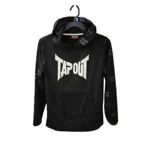 Tap Out Kids Boys Pullover Hoodie Sweater Size 12 Black/White